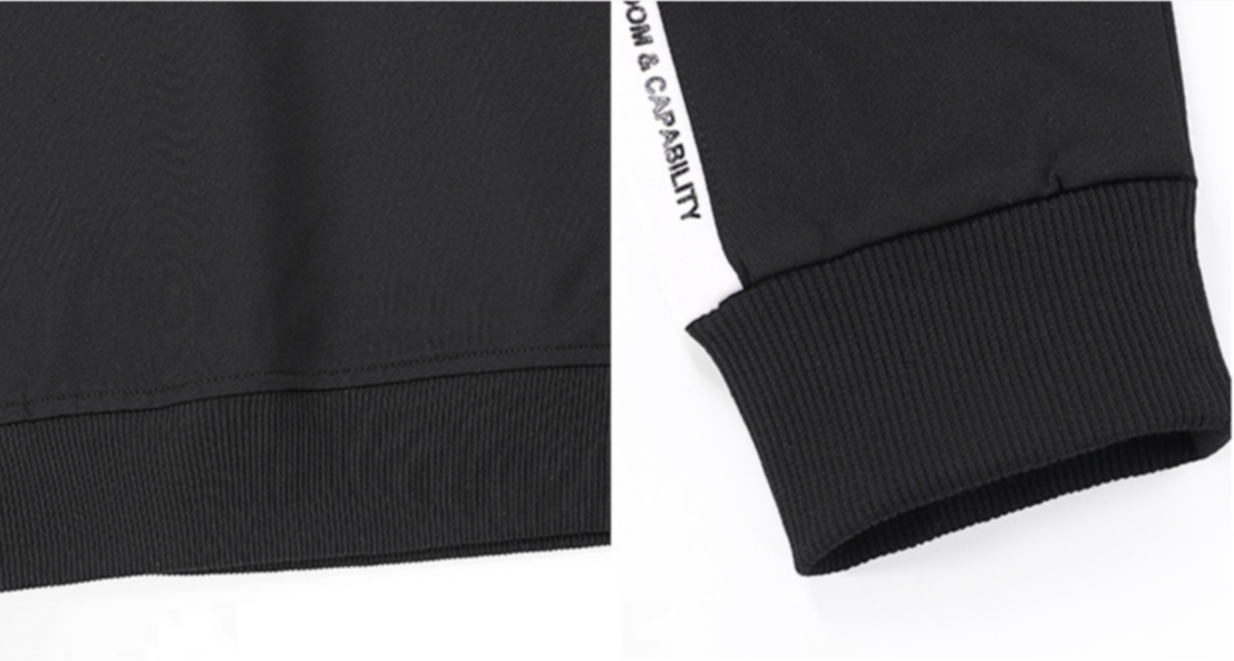 Printed Round Neck Long Sleeve Men′s Sport Suit